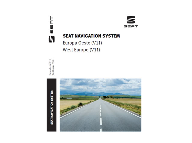 Map Update for SEAT Media System 2.1/2.2 Western Europe V.11