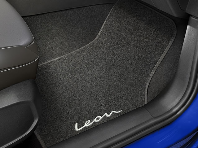 Juego de alfombrillas de goma y fundas de asientos hechas a medida para Seat  Leon III Hatchback, Sportstourer (2013-2019) - Elegance - P-4